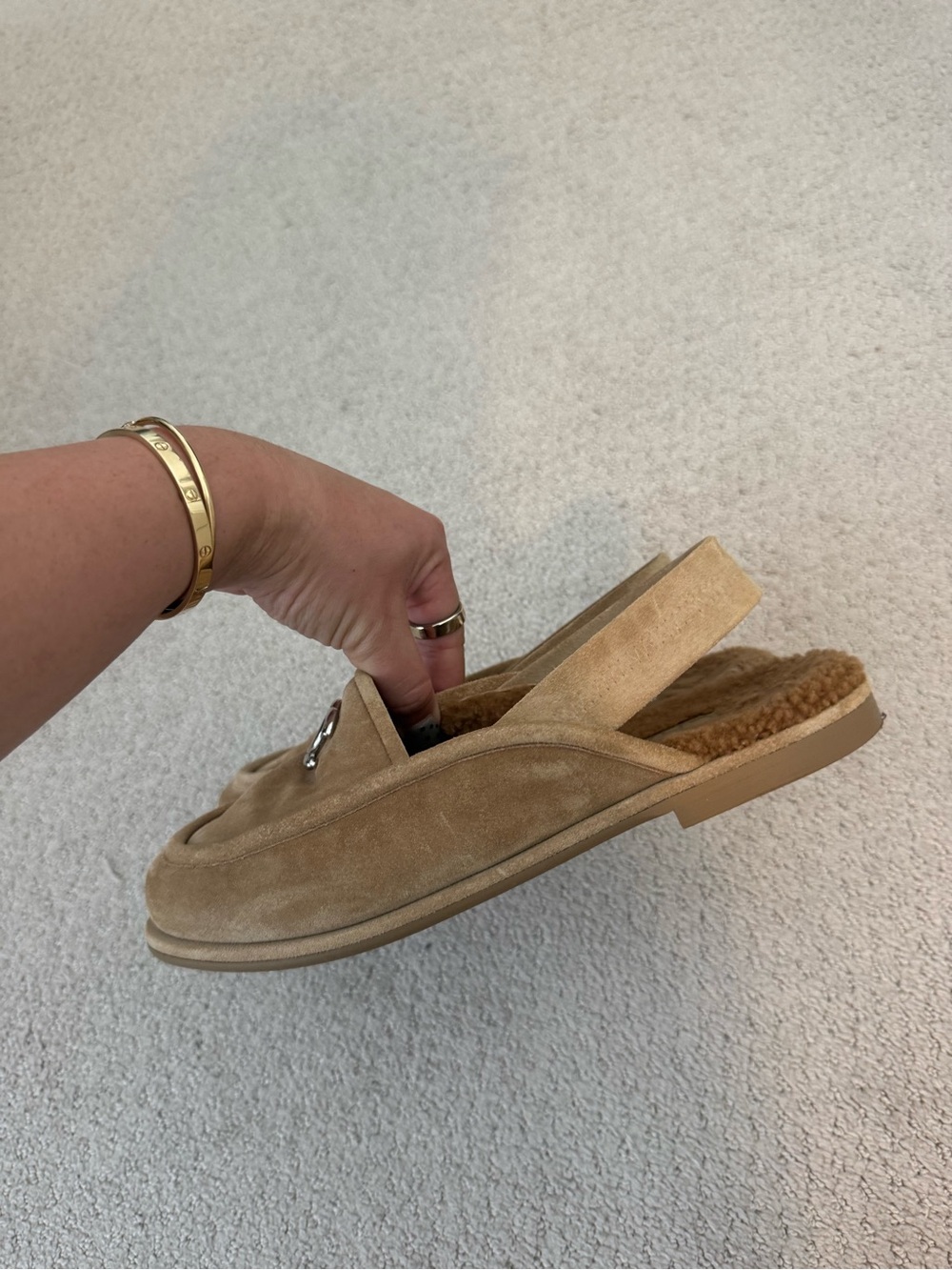 Chanel kidskin sling back loafers size 9.5 - Picture 2 of 6